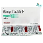 Macpril 5 Tablet 10's, Pack of 10 TABLETS