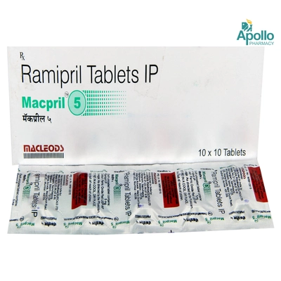 Macpril 5 Tablet 10's, Pack of 10 TABLETS