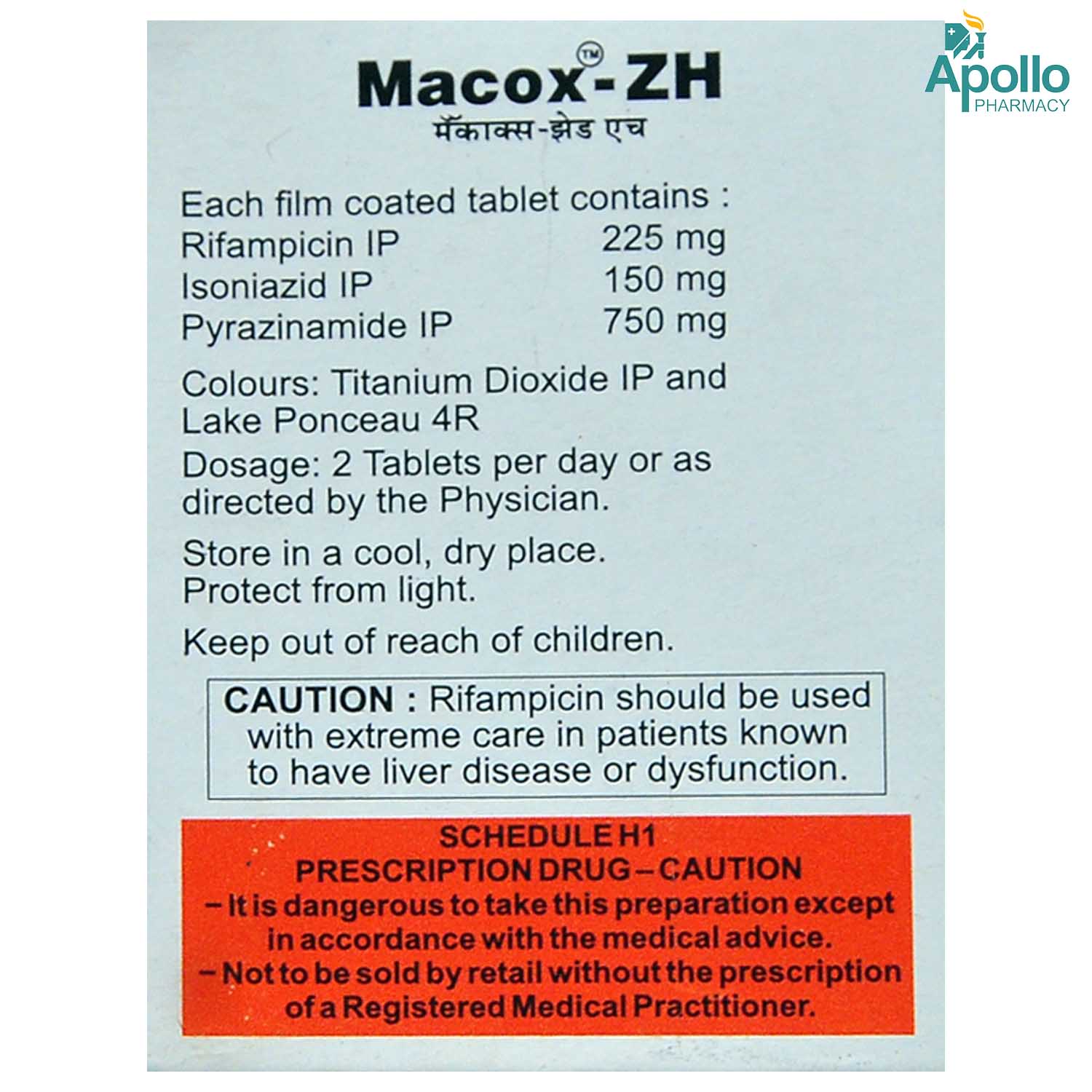 Macox-ZH Tablet 6's, Pack of 6 Macox-ZH Tablet 6's, Pack of 6