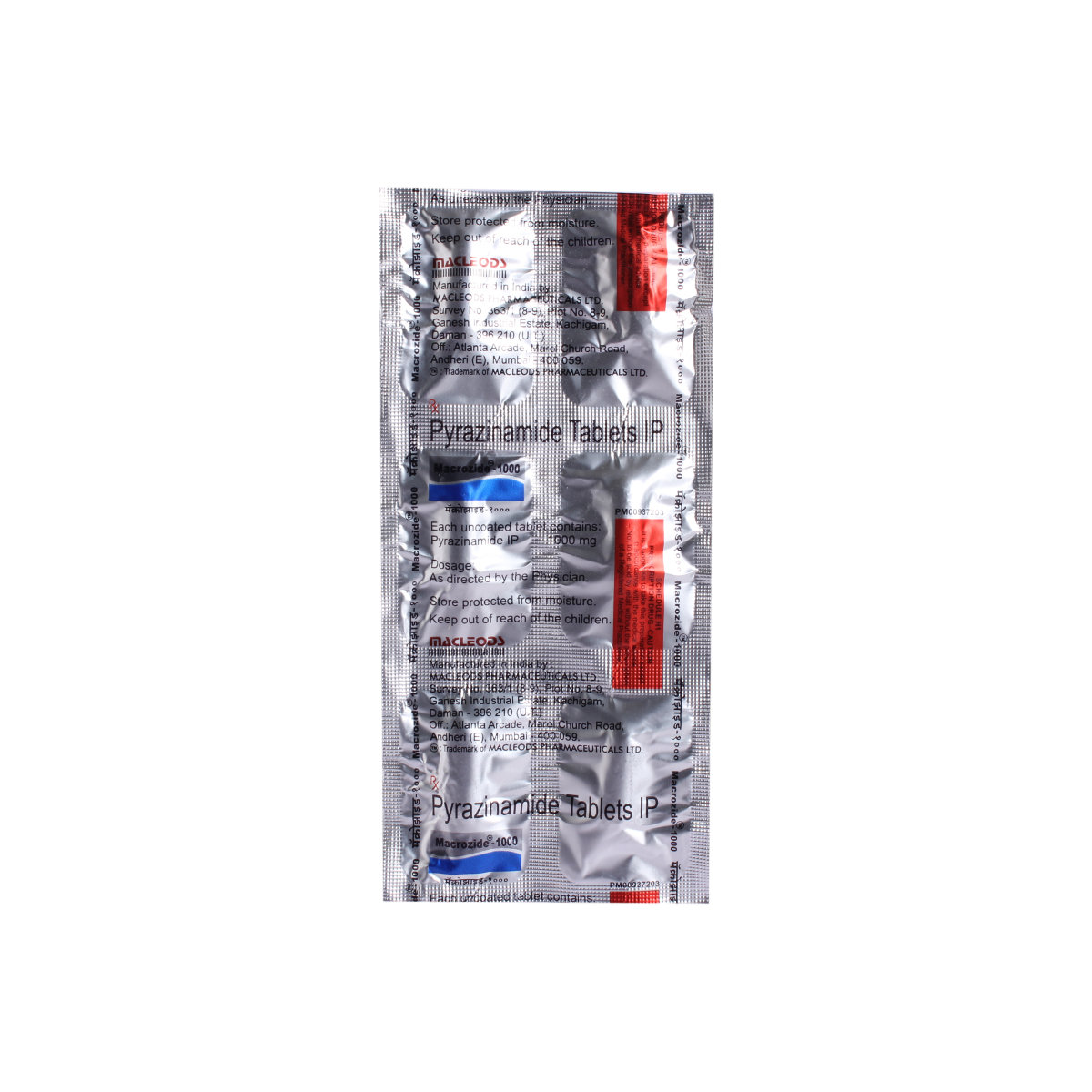 Macrozide-1000 Tablet 6's, Pack of 6 TabletS Macrozide-1000 Tablet 6's, Pack of 6 TabletS