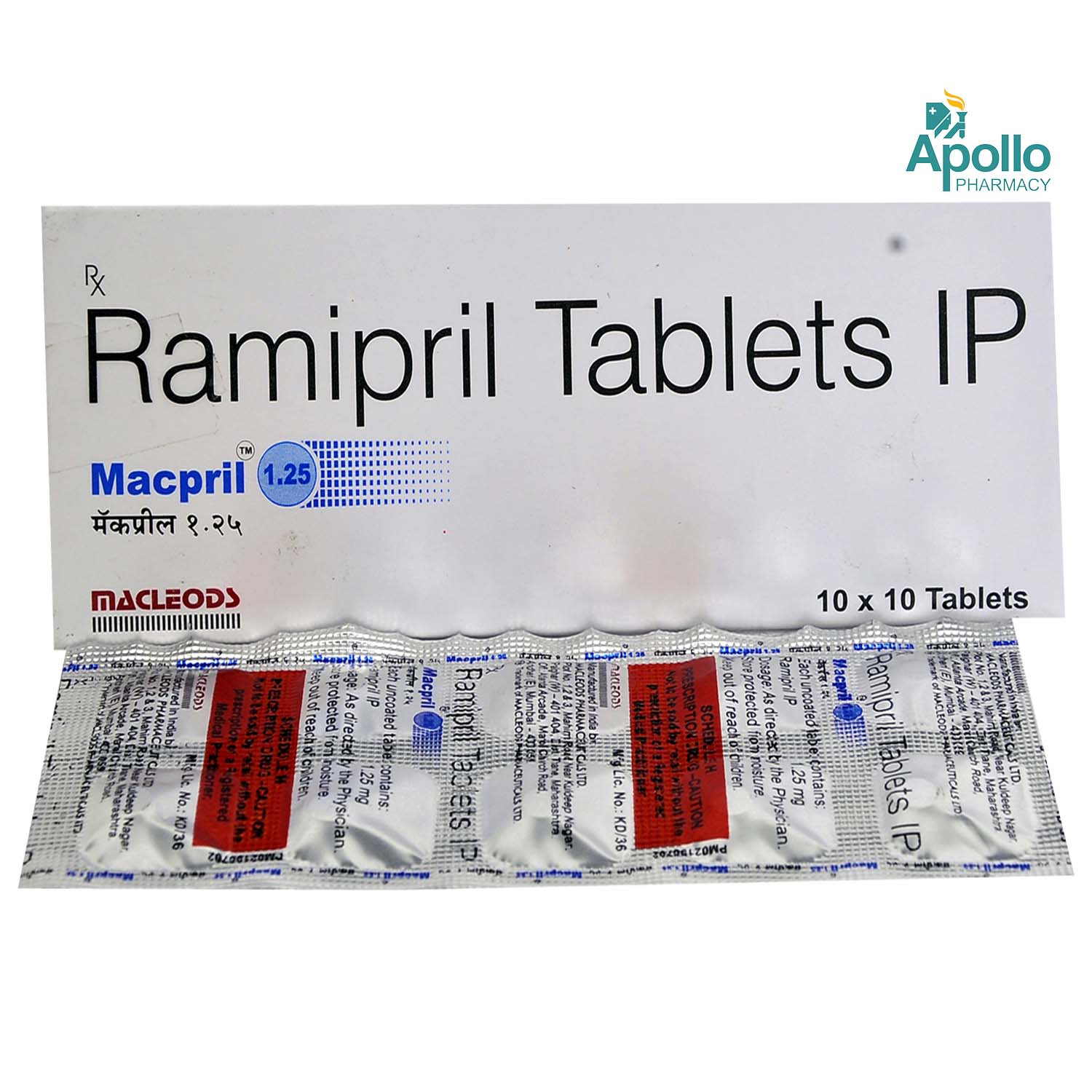 MACPRIL 1.25MG TABLET, Pack of 10 TABLETS MACPRIL 1.25MG TABLET, Pack of 10 TABLETS