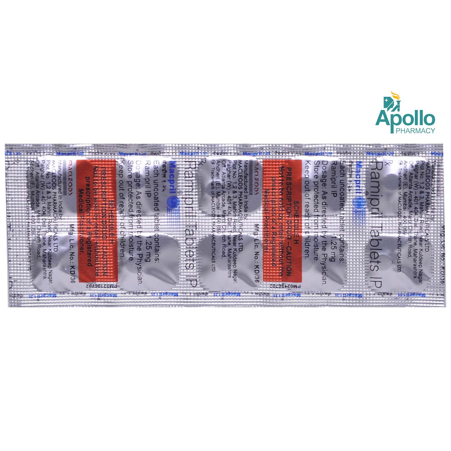 MACPRIL 1.25MG TABLET, Pack of 10 TABLETS MACPRIL 1.25MG TABLET, Pack of 10 TABLETS