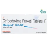 Macpod 100-DT Tablet 10's, Pack of 10 TabletS