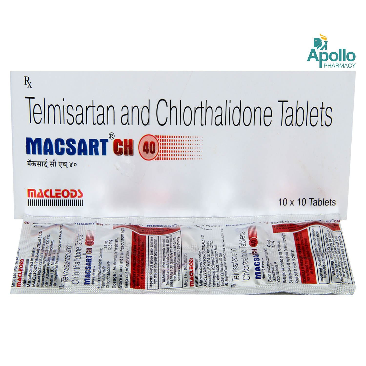 Macsart CH 40 Tablet 10's, Pack of 10 Macsart CH 40 Tablet 10's, Pack of 10
