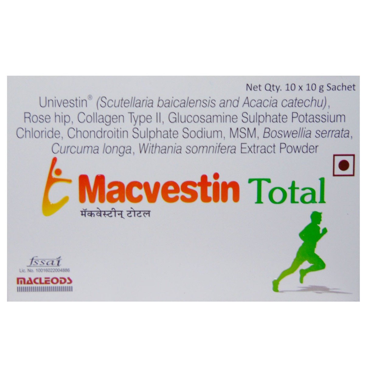 Macvestin Total Sachet, 10 gm, Pack of 1 Macvestin Total Sachet, 10 gm, Pack of 1