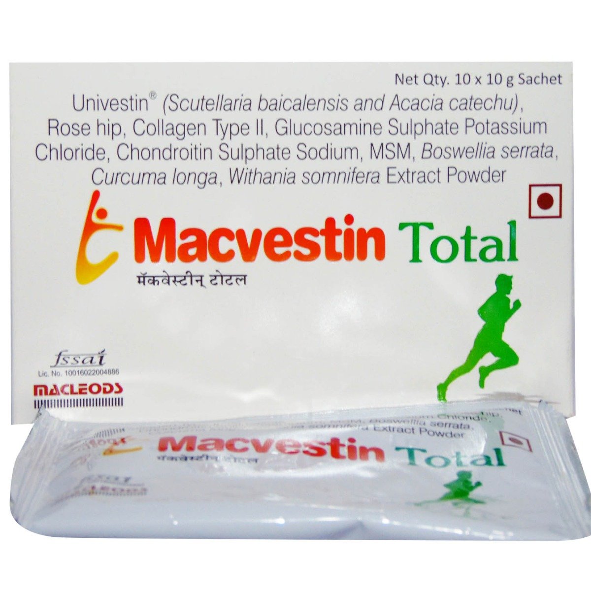 Macvestin Total Sachet, 10 gm, Pack of 1 Macvestin Total Sachet, 10 gm, Pack of 1
