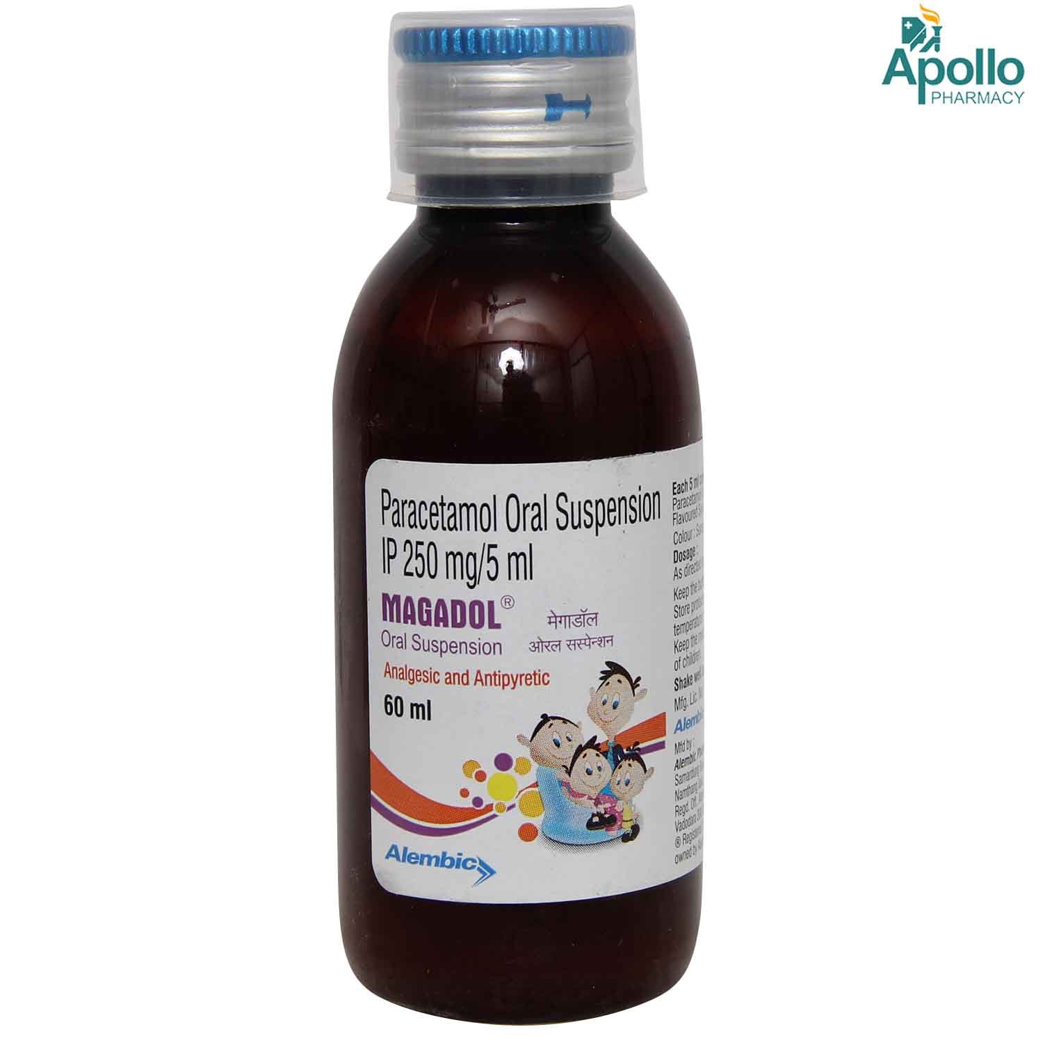 Magadol Oral Suspension 60 ml, Pack of 1 Oral Suspesion Magadol Oral Suspension 60 ml, Pack of 1 Oral Suspesion