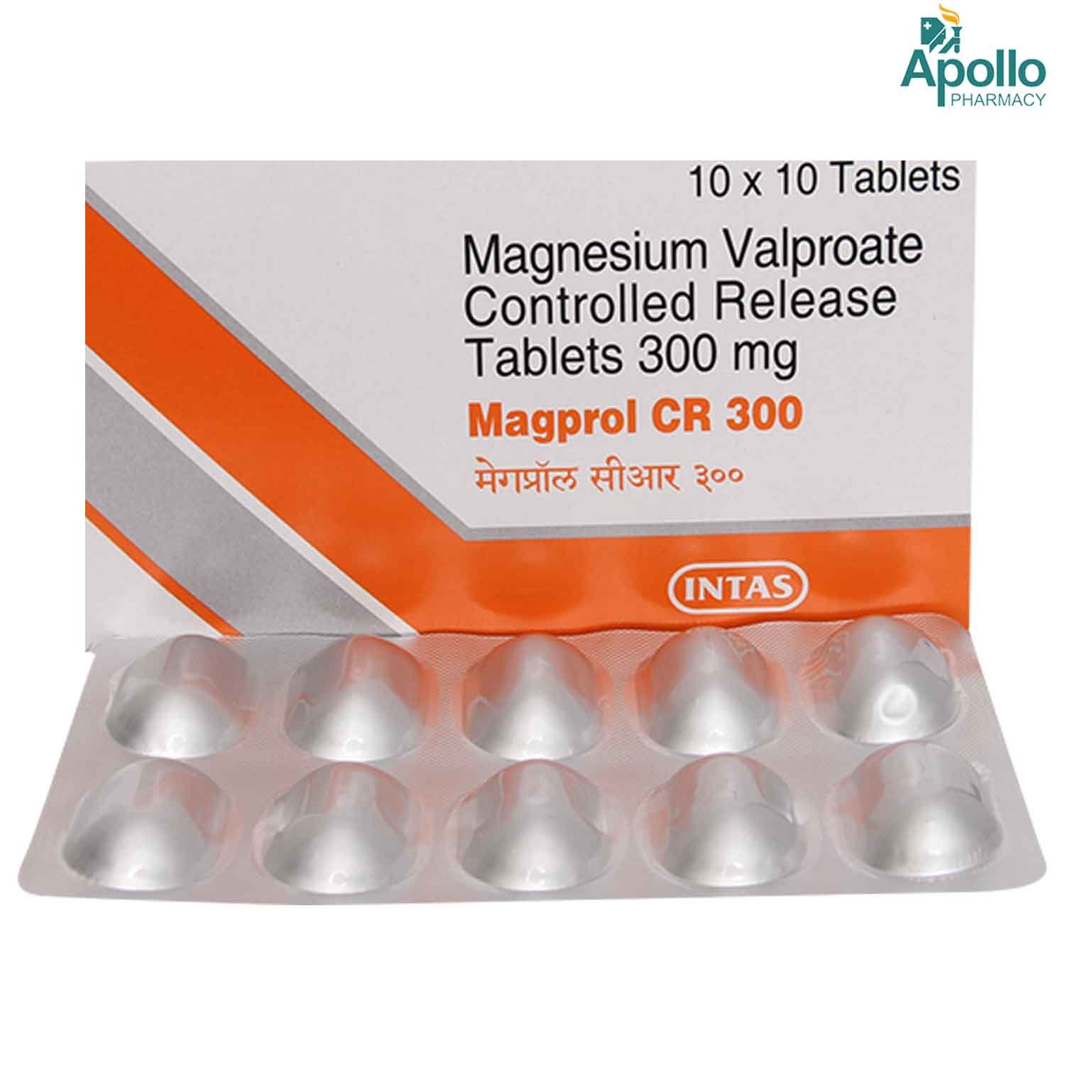Magprol CR 300 Tablet 10's, Pack of 10 TABLETS Magprol CR 300 Tablet 10's, Pack of 10 TABLETS