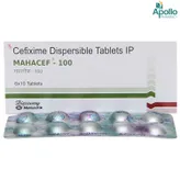 Mahacef 100 mg Tablet 10's, Pack of 10 TabletS