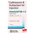 Mahacef SB 1.5gm Injection 1's