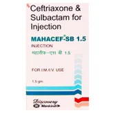 Mahacef SB 1.5gm Injection 1's, Pack of 1 INJECTION