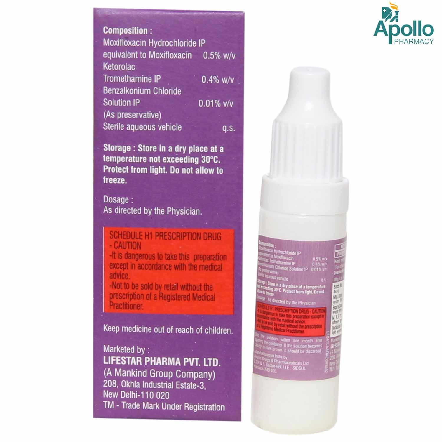 Mahaflox KT Eye Drops 5 ml Price, Uses, Side Effects, Composition