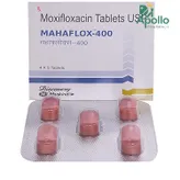 Mahaflox-400 Tablet 5's, Pack of 5 TABLETS