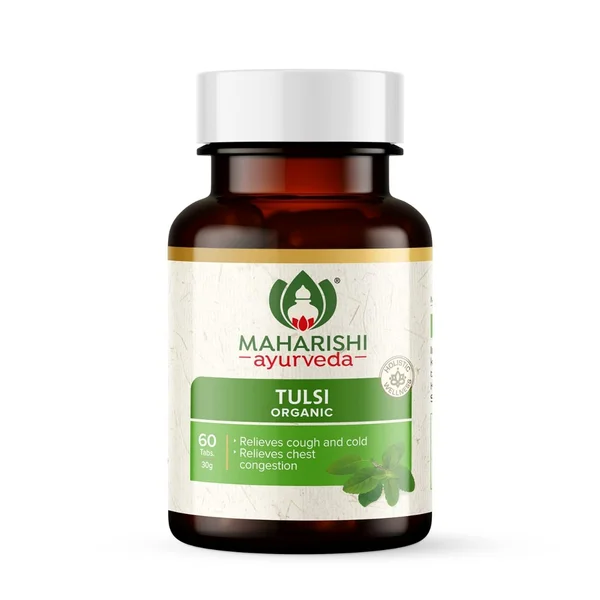 Maharishi Ayurveda Tulsi, 60 Tablets, Pack of 1