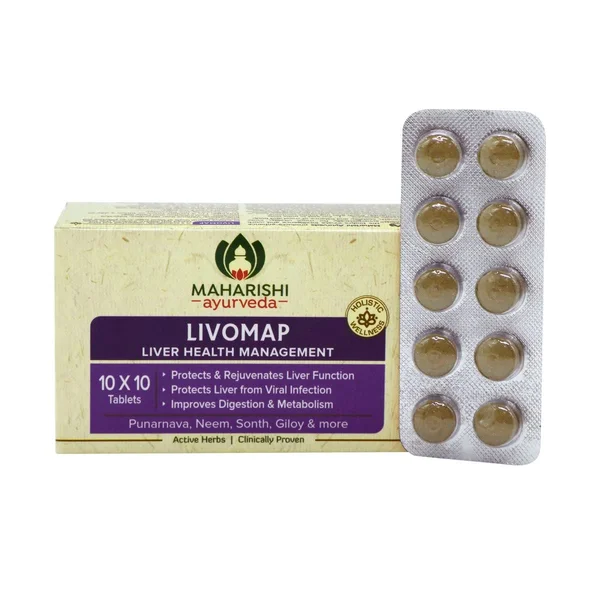 Maharishi Ayurveda Livomap, 100 Tablets