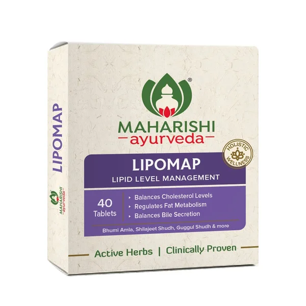 Maharishi Ayurveda Lipomap, 40 Tablets, Pack of 1