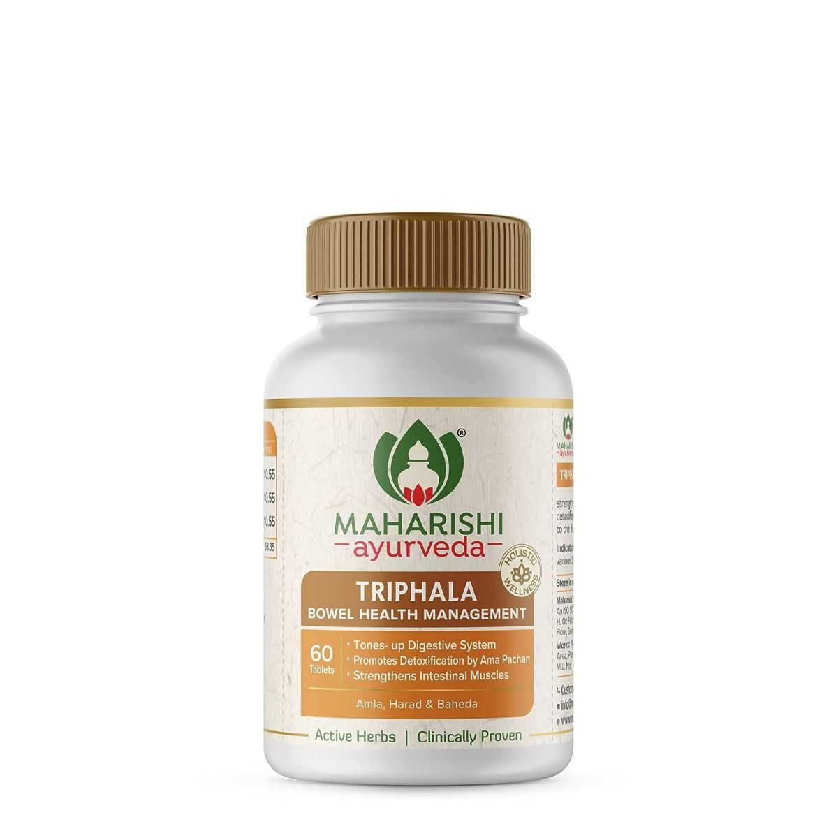 Triphala Maharishi Ayurveda - 3 Boîtes De 60 Comprimés, Antioxydant Naturel, Livraison Offerte