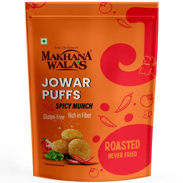 Makhanawala's Jowar Puffs Spicy Munch, 60 gm