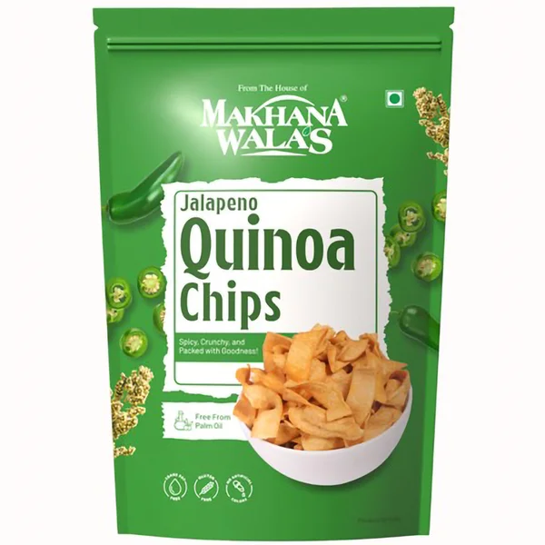 Makhanawala's Jalapeno Quinoa Chips, 50 gm