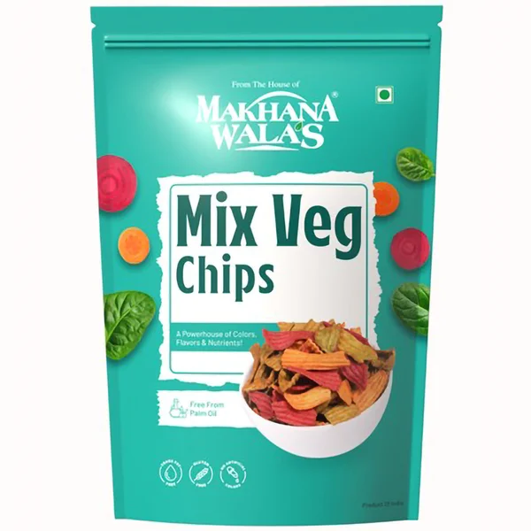 Makhanawala's Mix Veg Chips, 50 gm