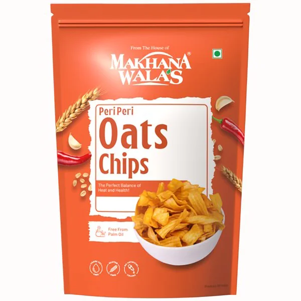 Makhanawala's Peri Peri Oats Chips, 50 gm