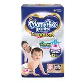 MamyPoko Extra Absorb Diaper Pants Medium, 42 Count, Pack of 1