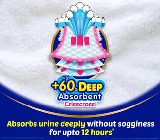 MamyPoko Extra Absorb Diaper Pants XXL, 38 Count, Pack of 1 MamyPoko Extra Absorb Diaper Pants XXL, 38 Count, Pack of 1