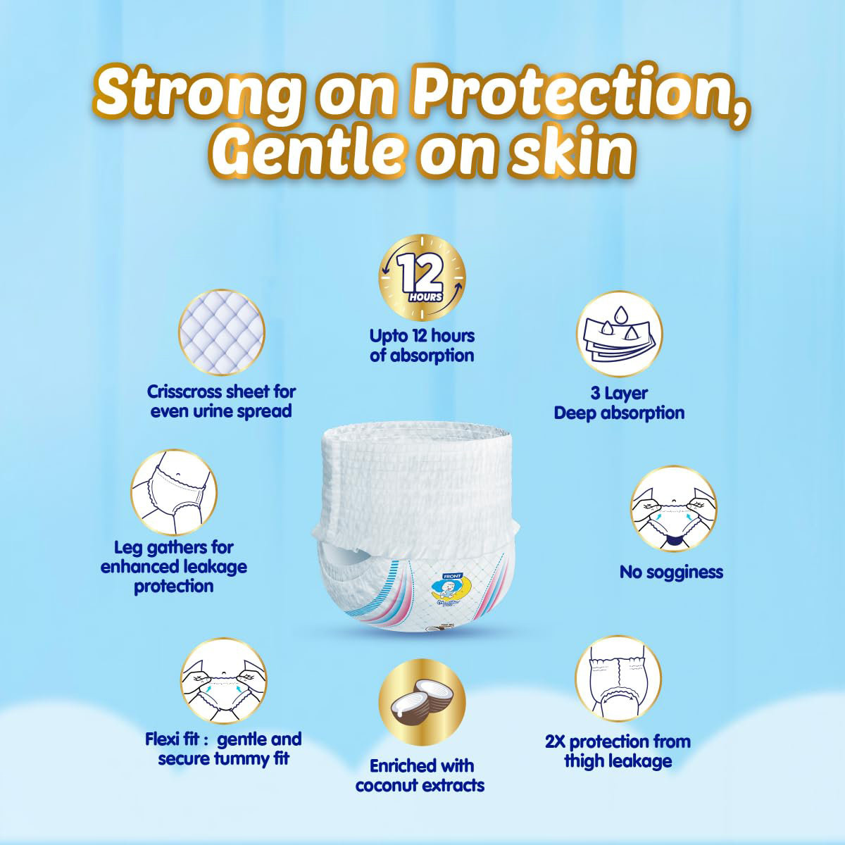 MamyPoko Extra Absorb Diaper Pants Small, 74 Count, Pack of 1 MamyPoko Extra Absorb Diaper Pants Small, 74 Count, Pack of 1