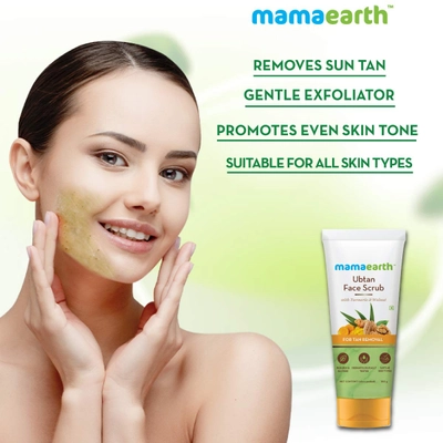 Mamaearth Ubtan Face Scrub, 100 gm, Pack of 1