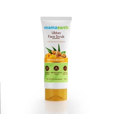 Mamaearth Ubtan Face Scrub, 100 gm, Pack of 1