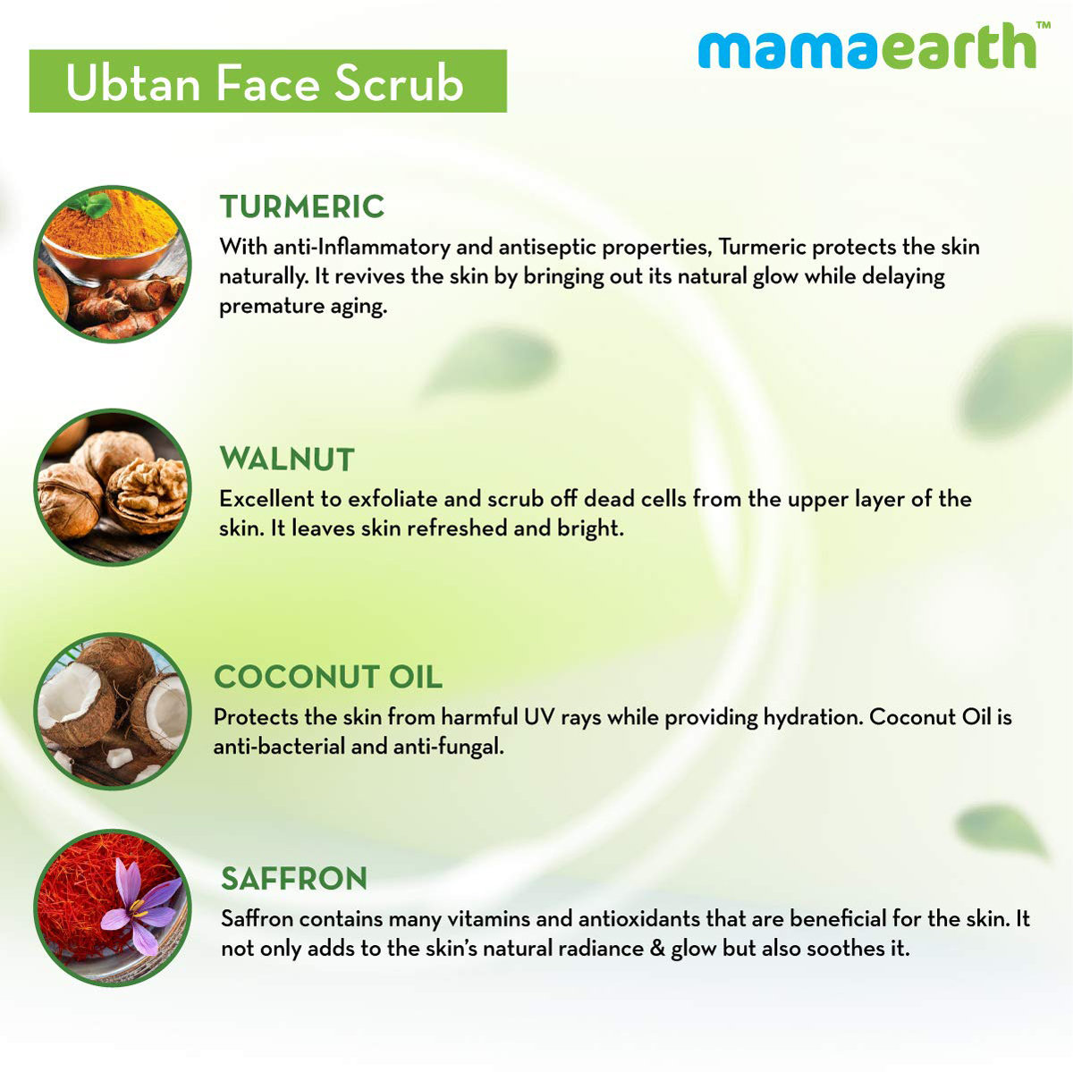 Mamaearth Ubtan Face Scrub, 100 gm, Pack of 1 Mamaearth Ubtan Face Scrub, 100 gm, Pack of 1