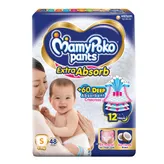 MamyPoko Extra Absorb Diaper Pants Small, 48 Count, Pack of 1