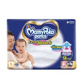 MamyPoko Extra Absorb Diaper Pants Small, 48 Count, Pack of 1