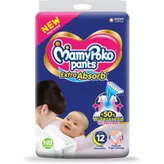 MamyPoko Extra Absorb Diaper Pants New Born, 96 Count, Pack of 1