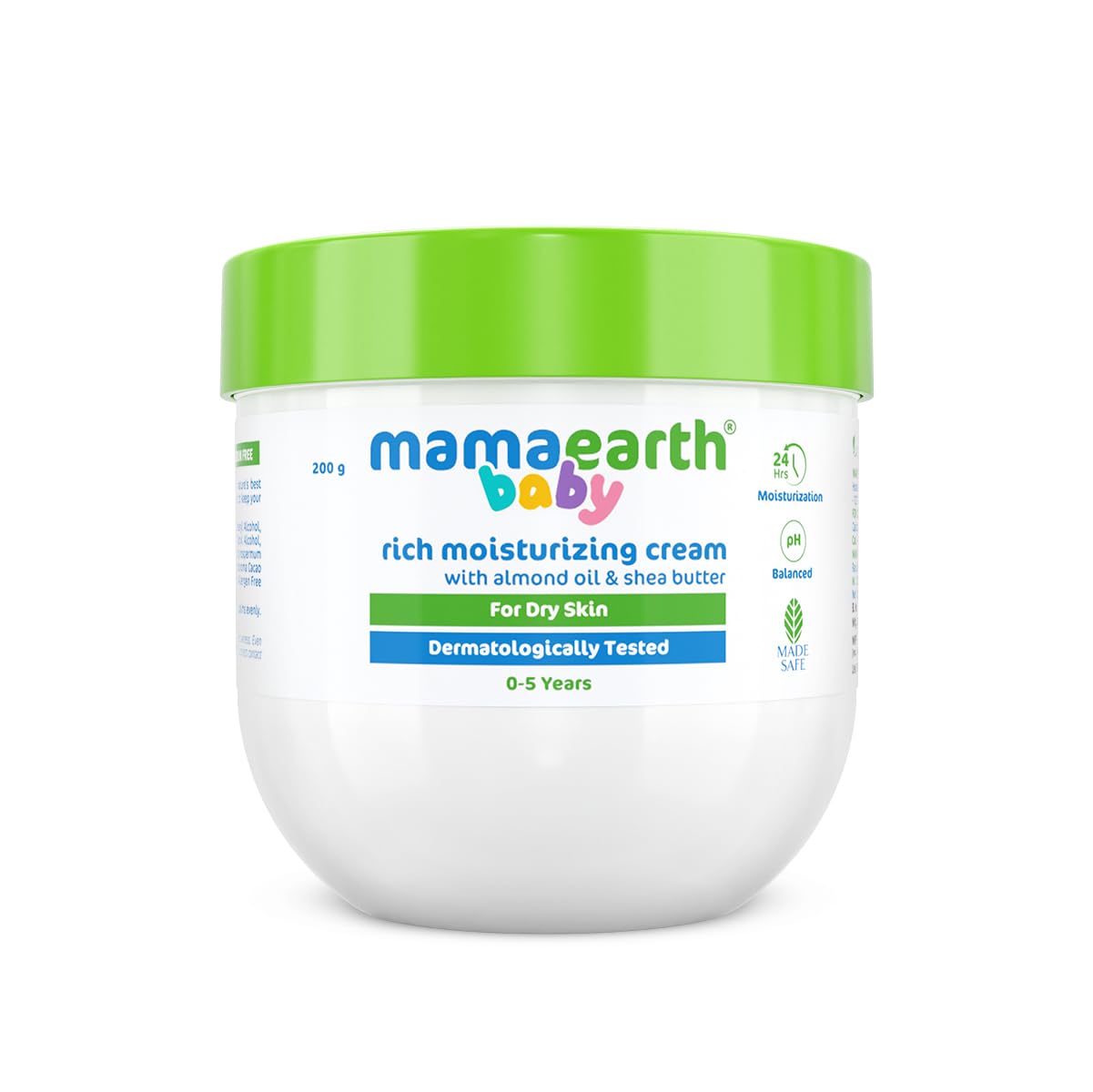 Mamaearth Baby Rich Moisturizing Cream with Almond Oil & Shea Butter for Dry Skin, 200 gm Uses