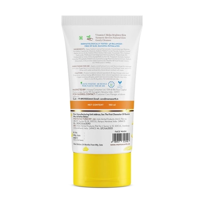 Mamaearth Vitamin C Face Wash with Vitamin C &amp; Turmeric, 150 ml, Pack of 1