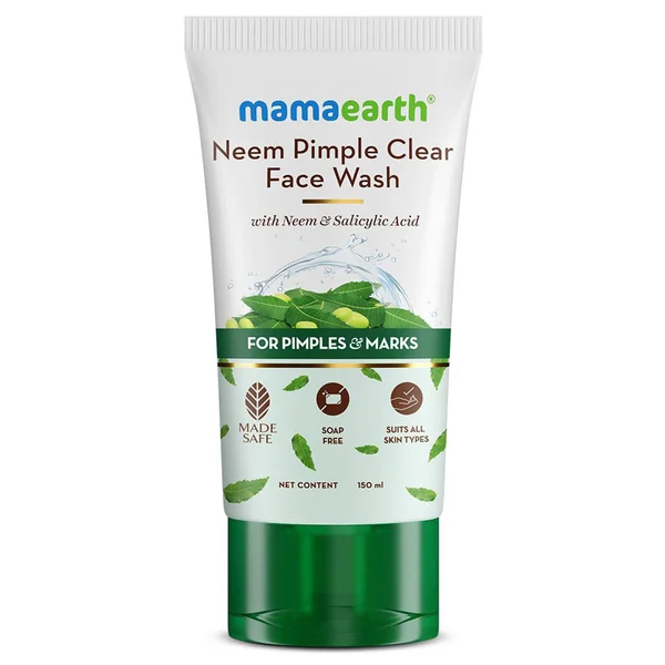 Mamaearth Neem Pimple Clear Face Wash, 150 ml