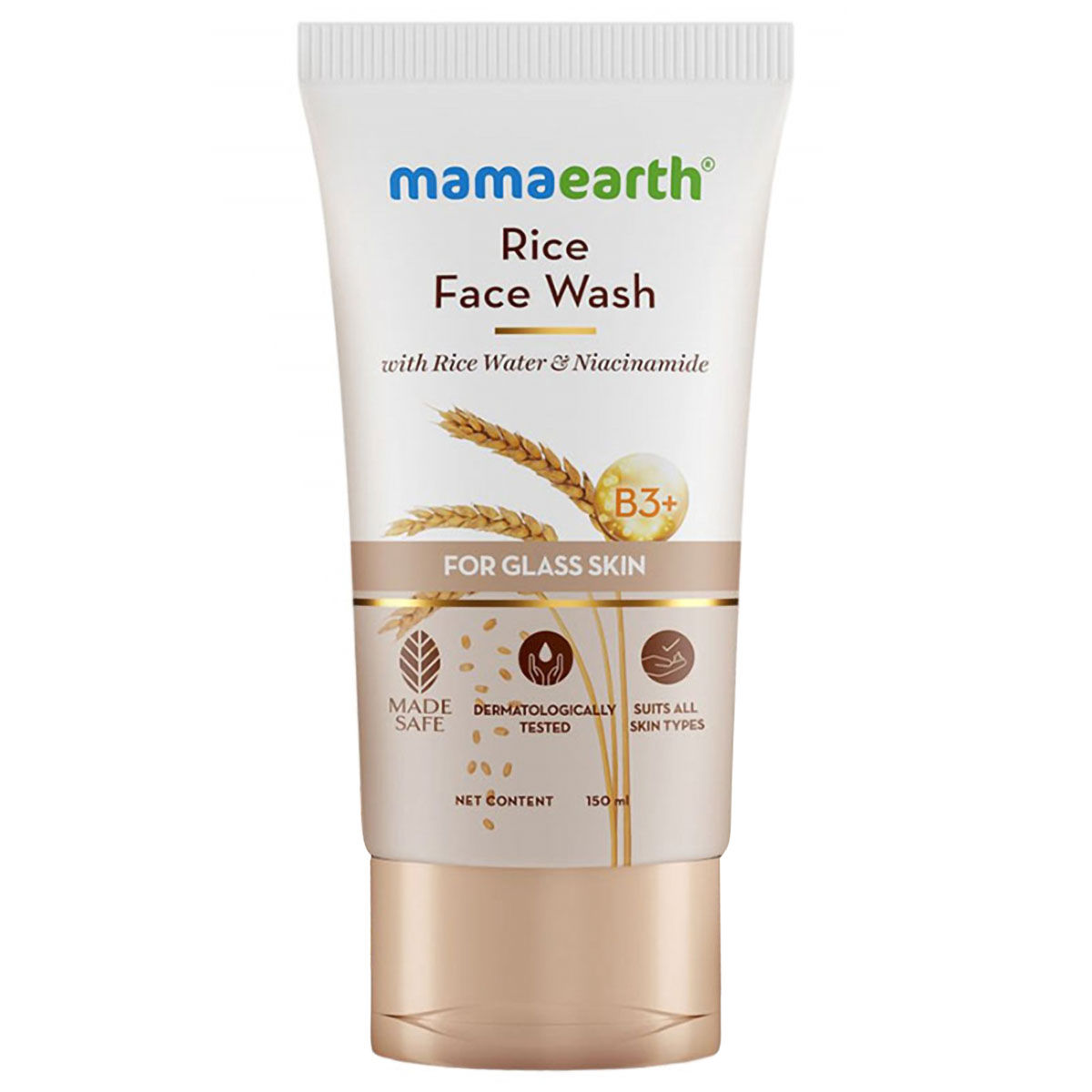 Mamaearth Rice Face Wash, 150 ml, Pack of 1 Mamaearth Rice Face Wash, 150 ml, Pack of 1