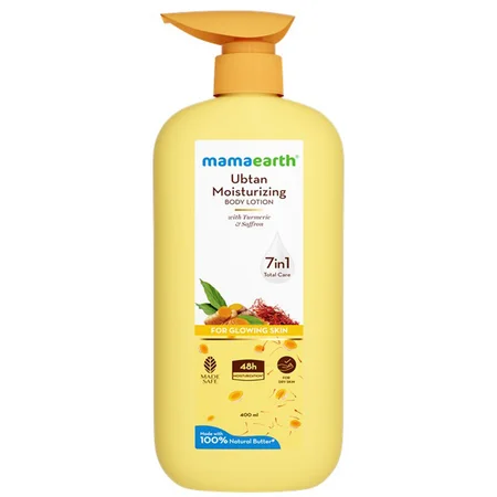 Mamaearth Ubtan Moisturizing Body Lotion, 400 ml
