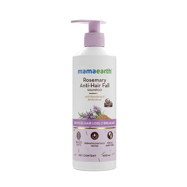 Mamaearth Rosemary Anti-Hair Fall Shampoo, 400 ml, Pack of 1