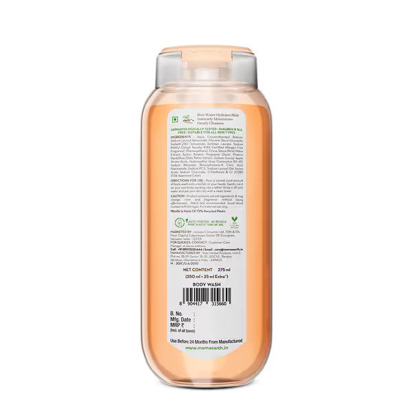 Mamaearth Rice Water Moisturizing Body Wash, 250 ml, Pack of 1 Mamaearth Rice Water Moisturizing Body Wash, 250 ml, Pack of 1
