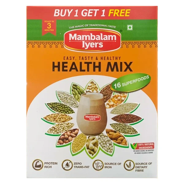 Mambalam Iyers Health Mix, 500 gm (Buy 1 Get 1)