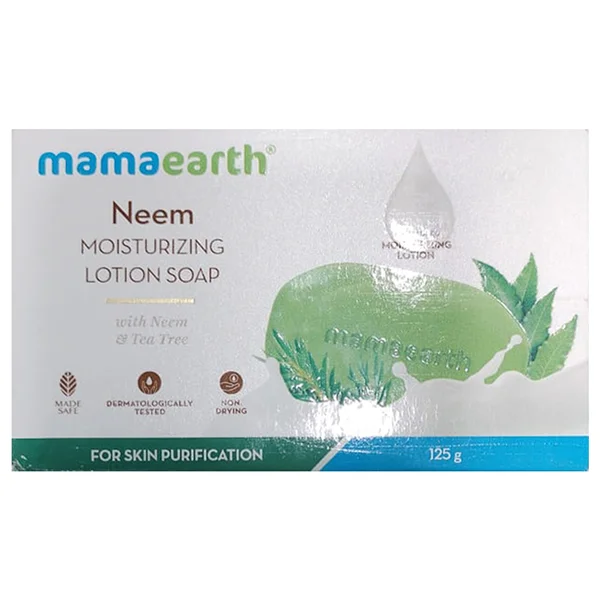 Mamaearth Neem Moisturizing Lotion Soap, 125 gm