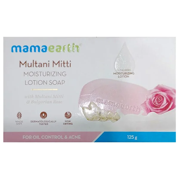 Mamaearth Multani Mitti Moisturizing Soap, 125 gm