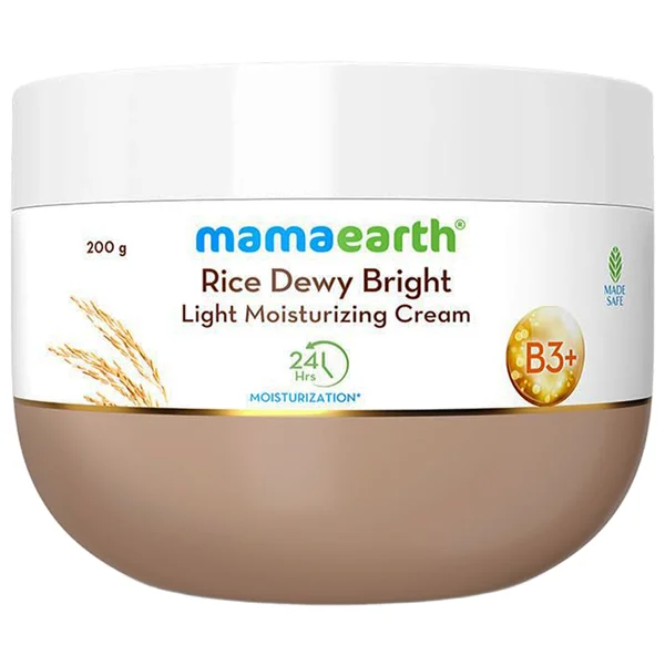 Mamaearth Rice Dewy Bright Light Gel Moisturizing, 200 gm