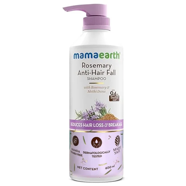 Mamaearth Rosemary Anti-Hair Fall Shampoo, 600 ml