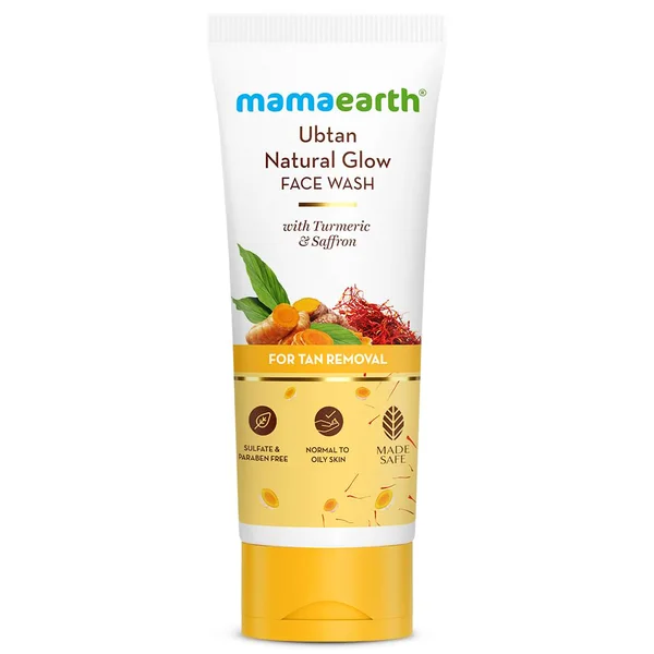 Mamaearth Ubtan Natural Glow Face Wash, 200 ml