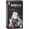 Manforce 342 Dots Xotic Chocolate Flavour Condoms, 10 Count
