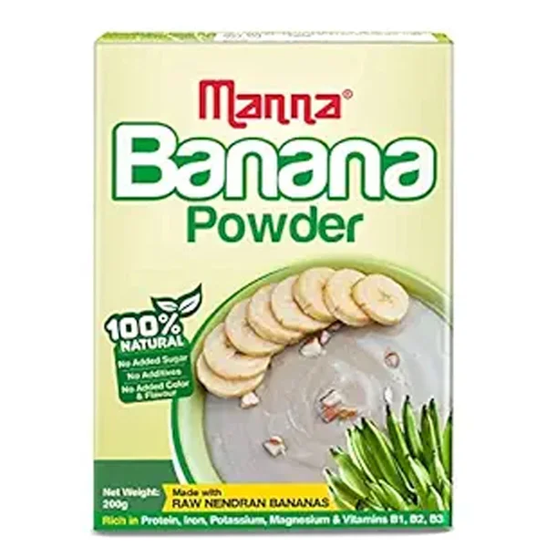 Manna Banana Powder, 200 gm, Pack of 1