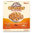 Manna Go Grains Crunchies Caramel Flavour Oats & Nuts Multigrain Cereal, 300 gm